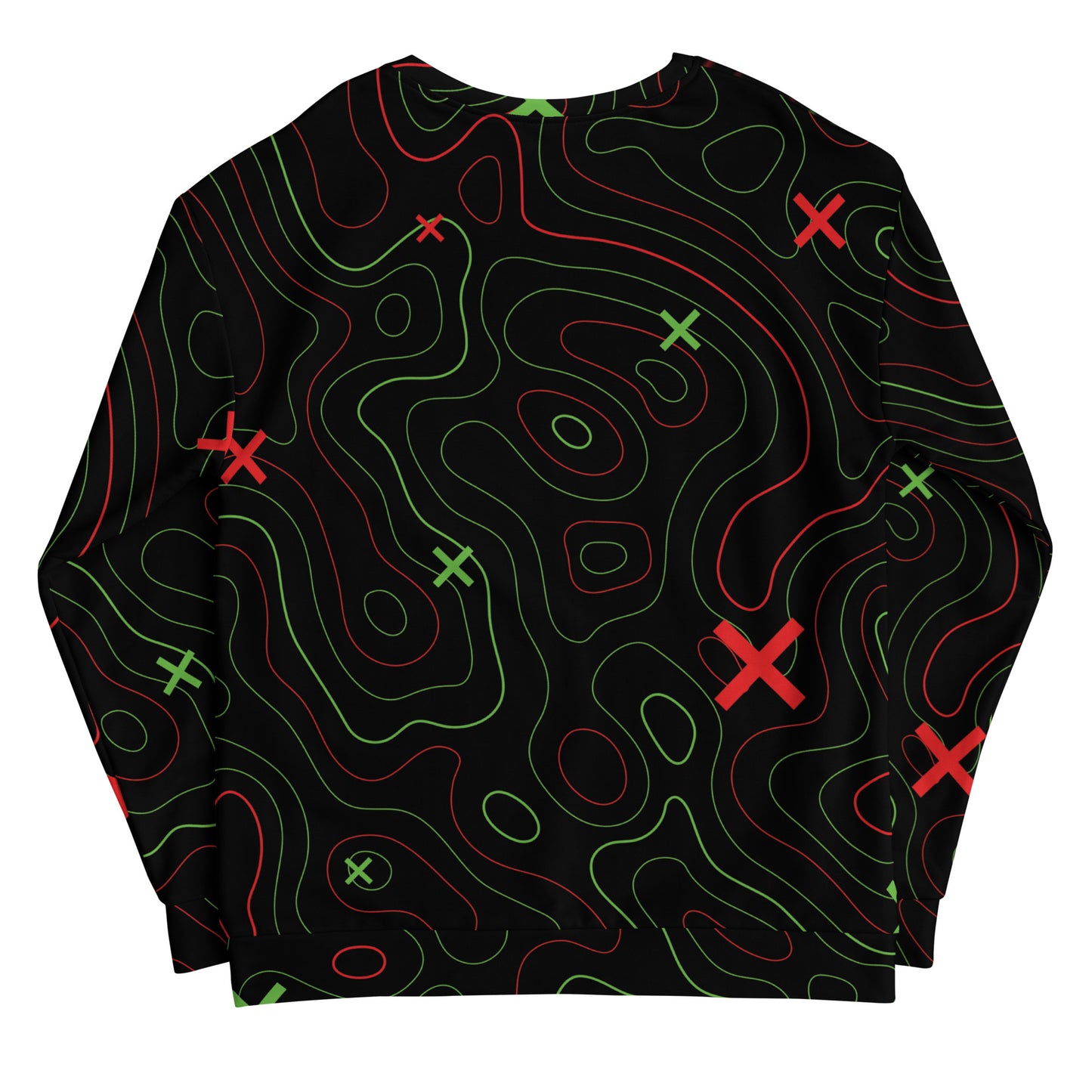 Topography map Sweatshirt